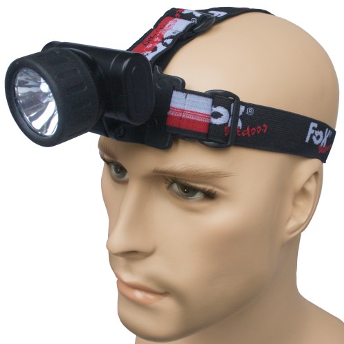 Preview: Fox outdoor, head lamp, 3 LED, krypton bulb, swivelling